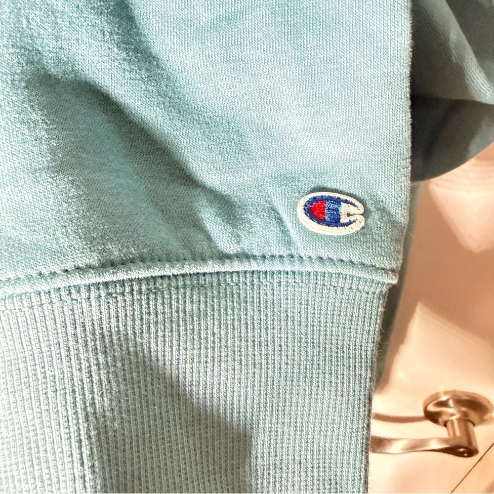 Champion Crewneck Sweatshirt Teal Blue 2X NWT - Picture 5 of 5